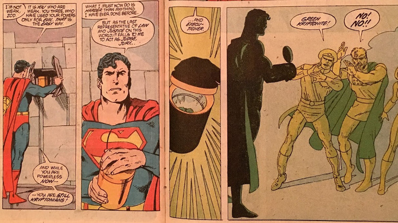 Superman executes Zod