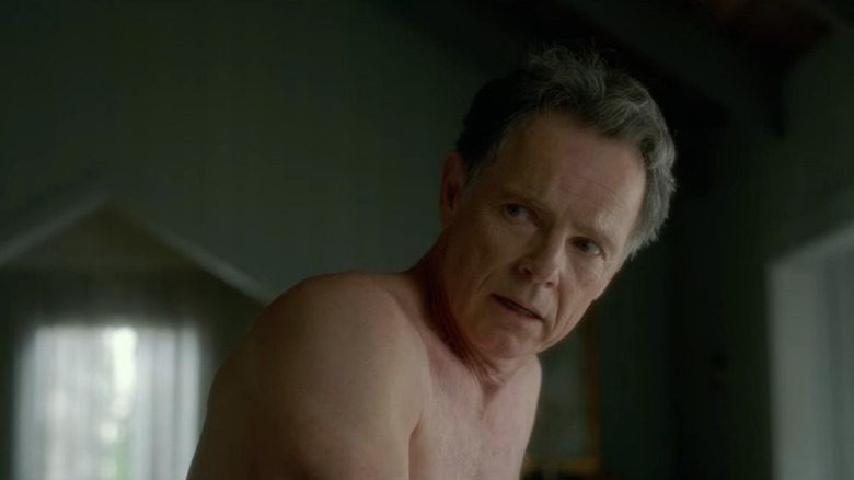 Bruce Greenwood glaring