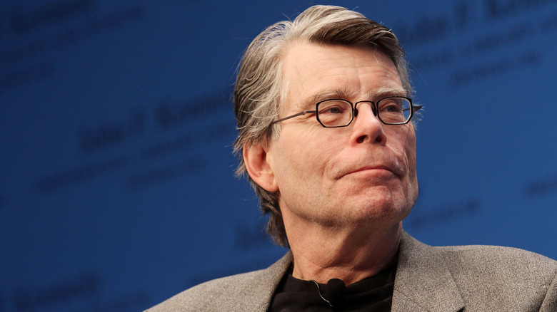 Stephen King smiling