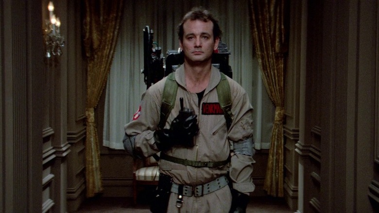 Bill Murray encountering a ghost