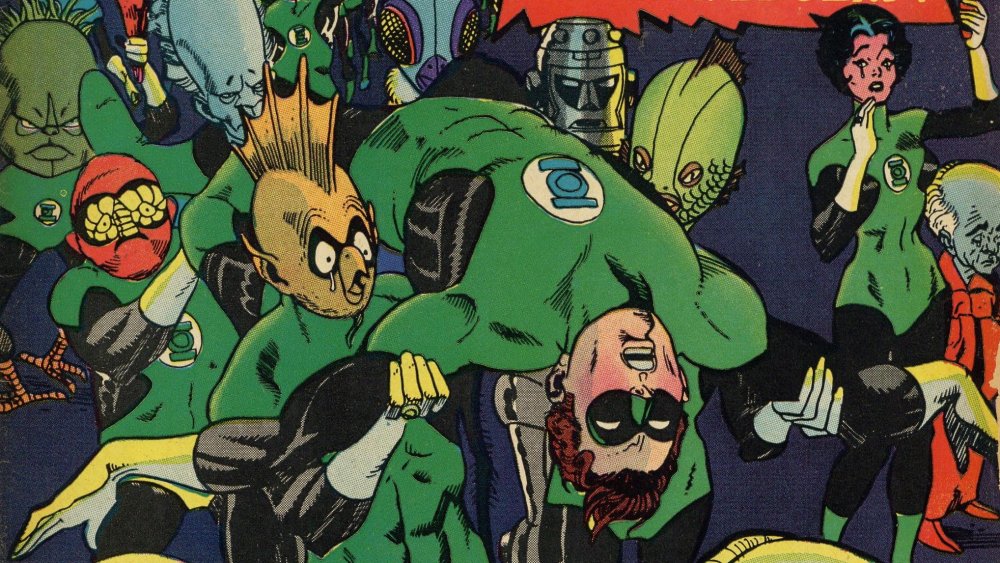 Hal Jordan and the Silver Age Green Lantern Corps, from DC Comics