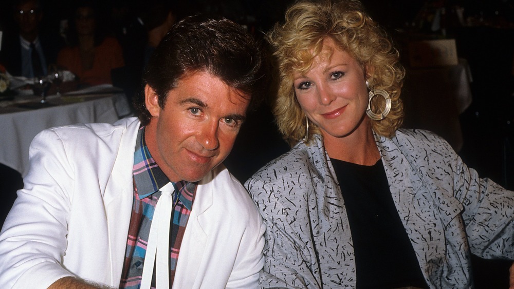 Alan Thicke and Joanna Kerns smiling