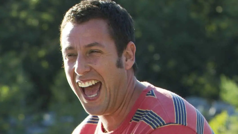 Adam Sandler laughing