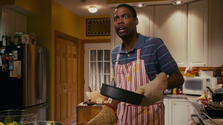 Chris Rock in the kitchen