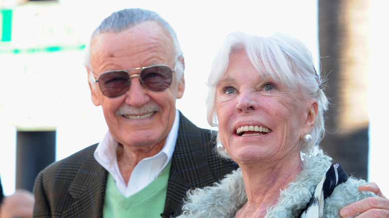 Stan and Joan Lee on the Hollywood Walk of Fame