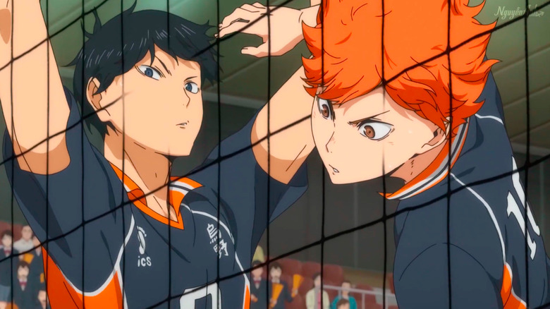 Haikyuu!! characters at net