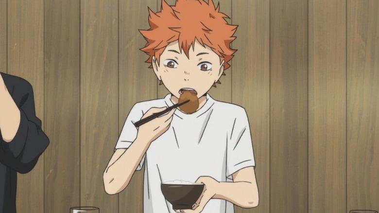 Haikyu!! character eating