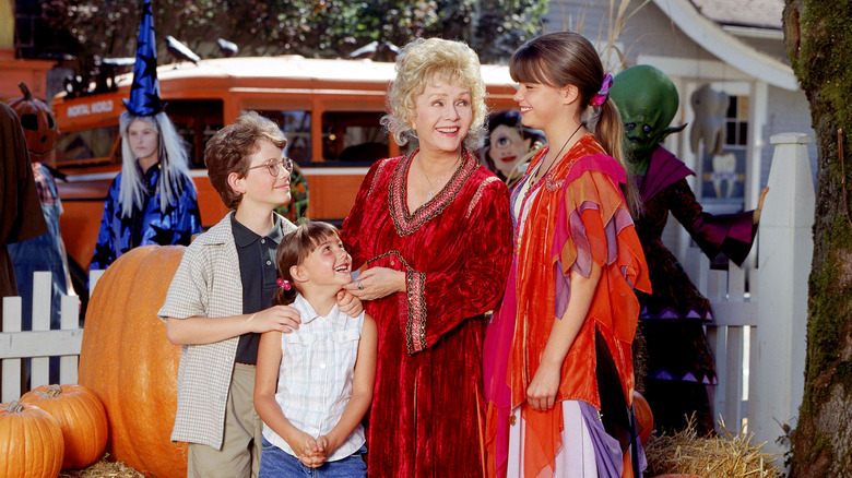 Agatha and the kids in Halloweentown