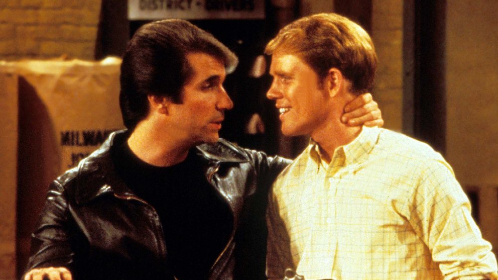 Henry Winkler and Ron Howard