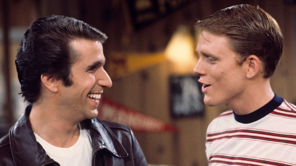 Henry Winkler and Ron Howard