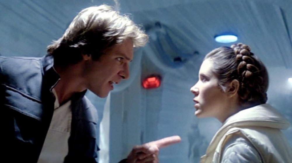 Harrison Ford and Carrie Fisher