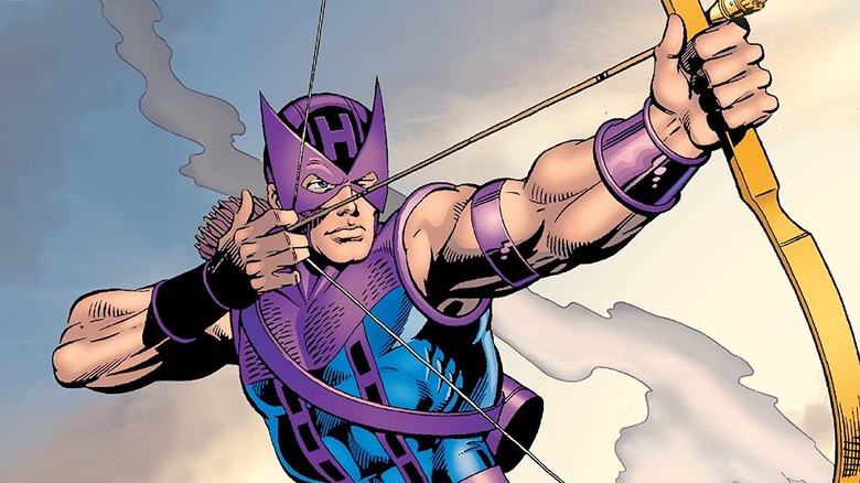 Hawkeye prepares to hit target