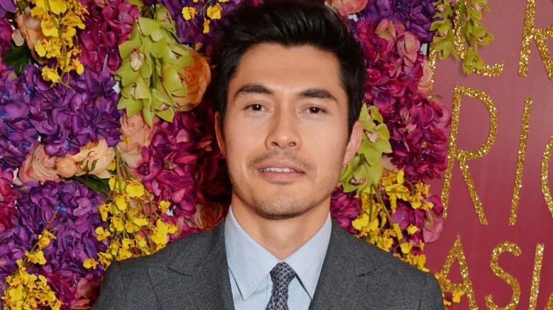 Henry Golding promoting Crazy Rich Asians 