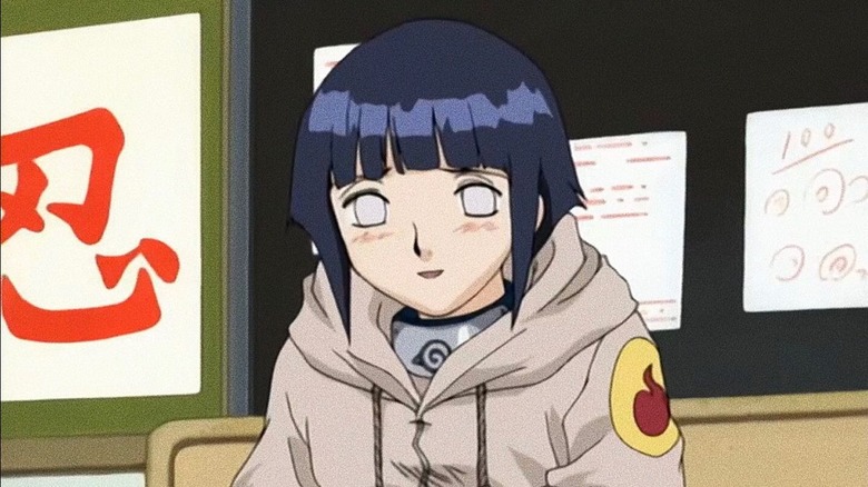 Hinata as a child in Naruto