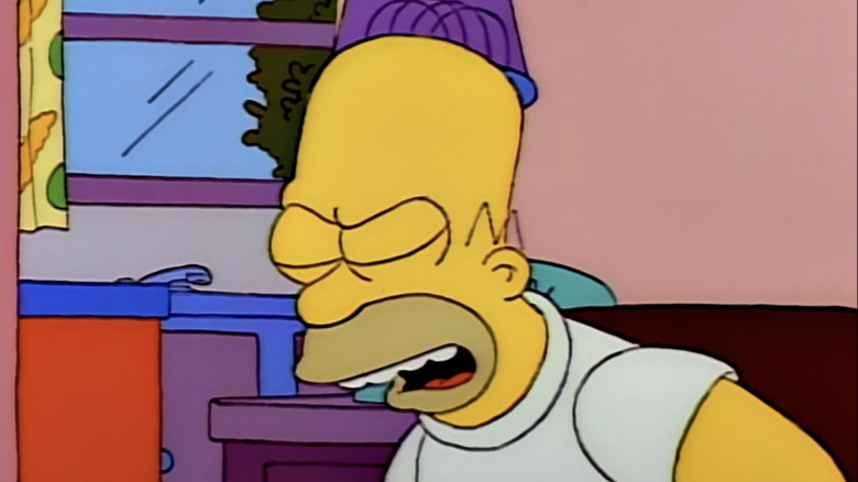 Homer says "D'oh!"