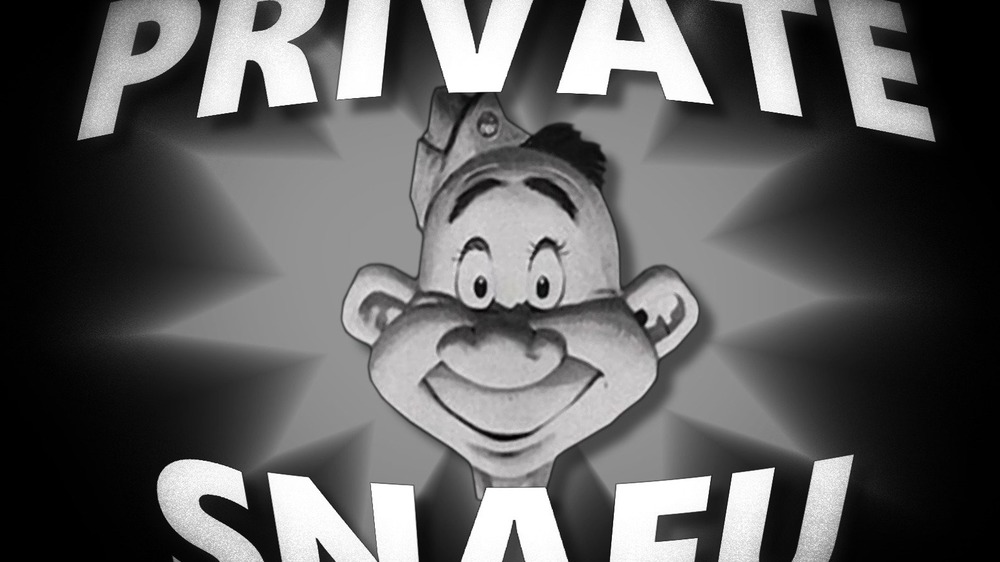 Private Snafu smiling