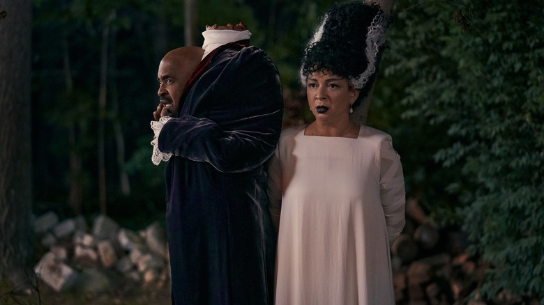 Tim Meadows and Maya Rudolph in "Hubie Halloween"