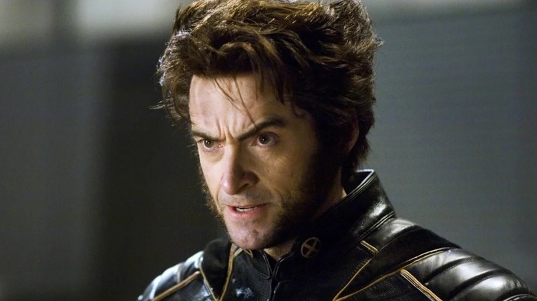 Wolverine staring intensely ahead