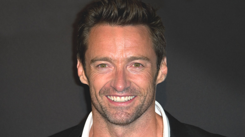 Hugh Jackman smiling