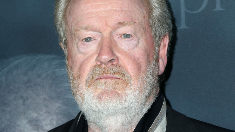 Ridley Scott frowns