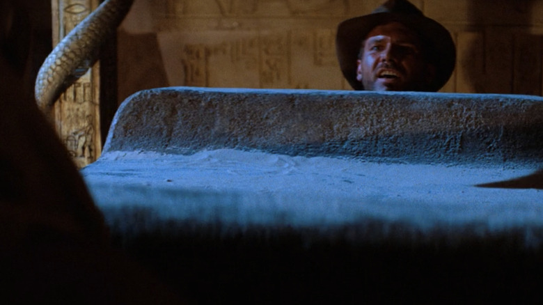 Indiana Jones peeking