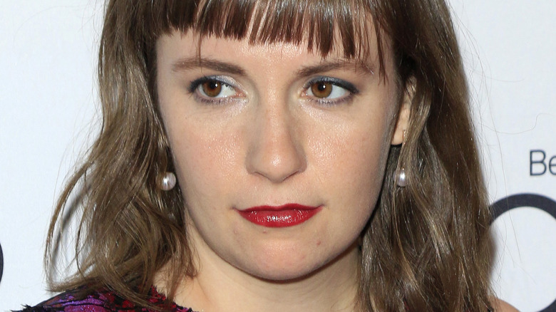 Lena Dunham on red carpet