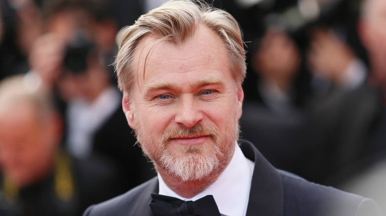 Christopher Nolan wearing tuxedo