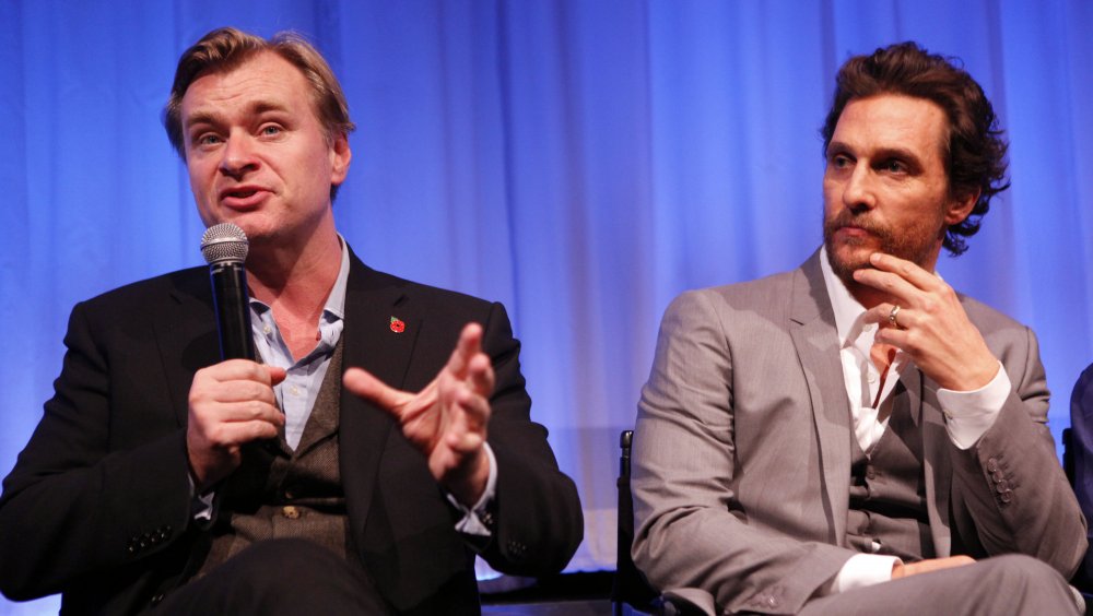 Matthew McConaughey and Christopher Nolan