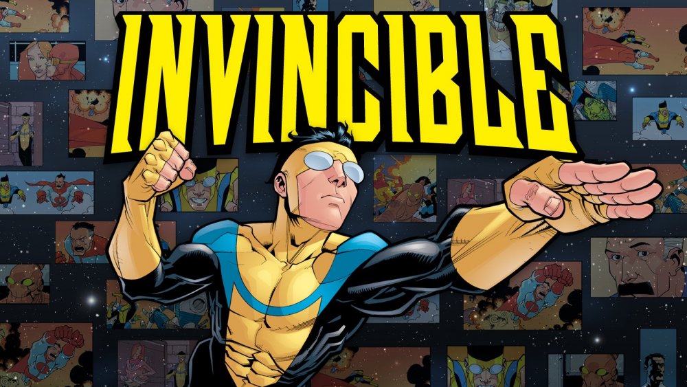 Invincible on the cover of his motion comic