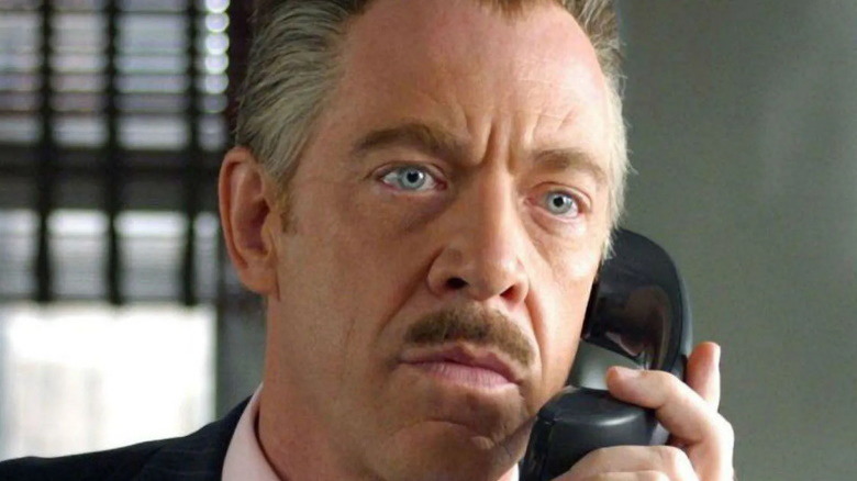 J. Jonah Jameson on the phone