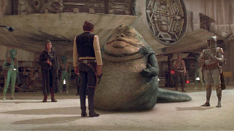 Han Solo and Jabba the Hutt