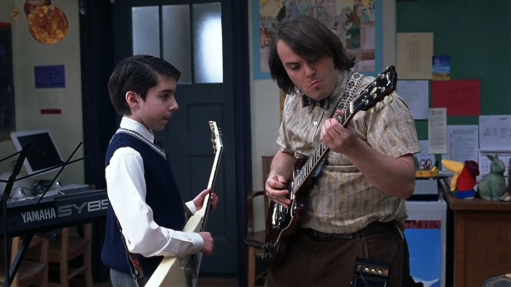 Joey Gaydos Jr. and Jack Black in School of Rock