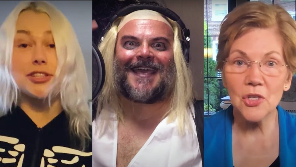 Phoebe Bridgers, Jack Black and Elizabeth Warren covering The Time Warp on YouTube