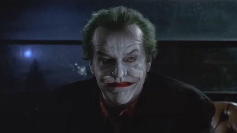 The Joker smiling