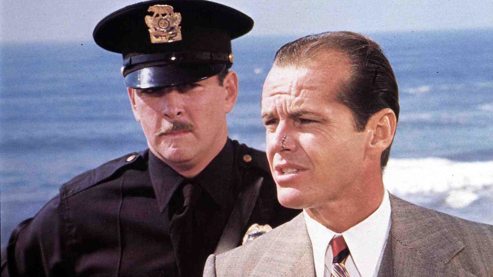 Jack Nicholson with cop