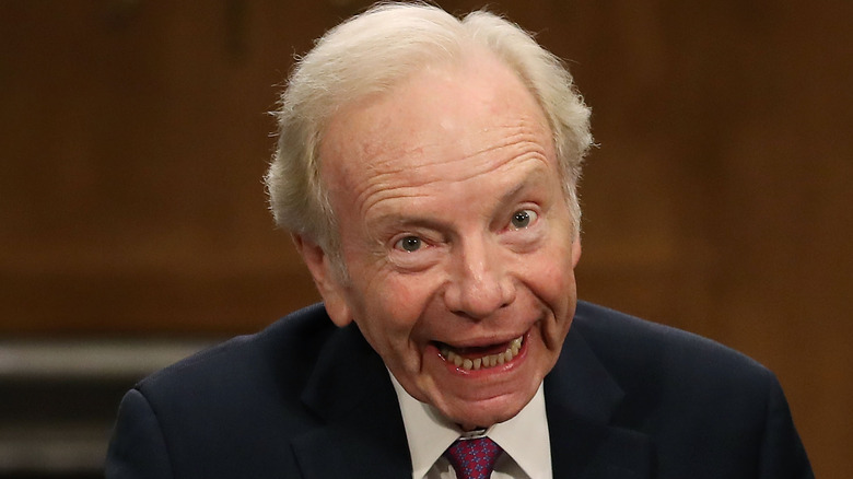 Joe Lieberman making a funny face