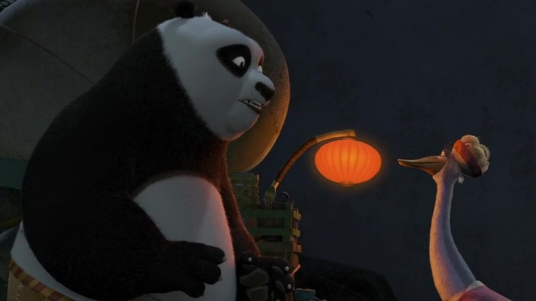 Jack Black and James Hong in Kung Fu Panda