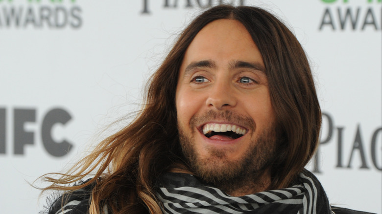 Smiling Jared Leto