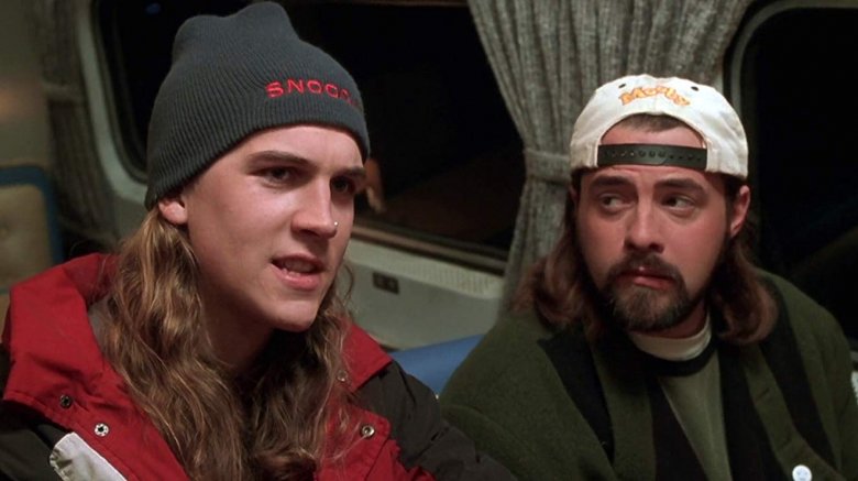 Jason Mewes and Kevin Smith as Jay and Silent Bob in Dogma