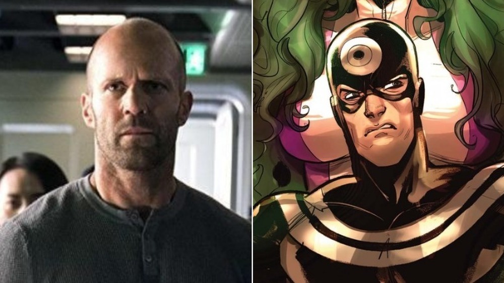 Jason Statham and Bullseye