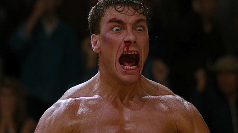 Frank Dux screaming