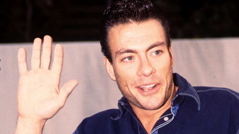 Jean-Claude Van Damme waving