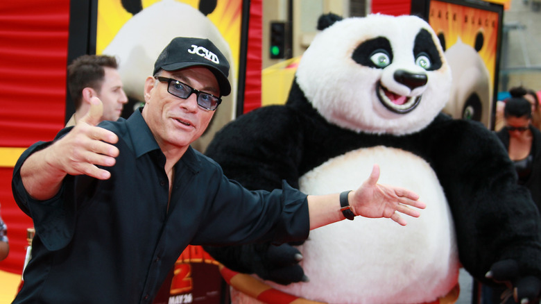 Jean-Claude Van Damme with Kung-Fu Panda