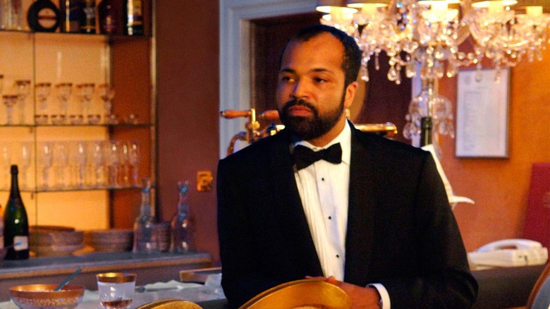 Jeffrey Wright poised for a drink 