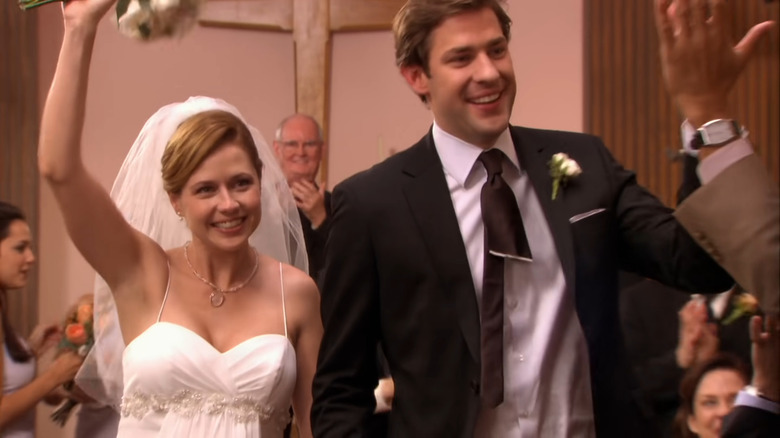 Jim and Pam's wedding