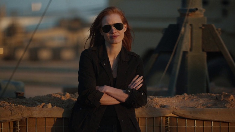 Jessica Chastain wearing sunglasses