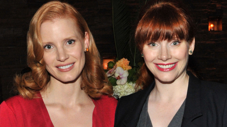 Jessica Chastain with Bryce Dallas Howard