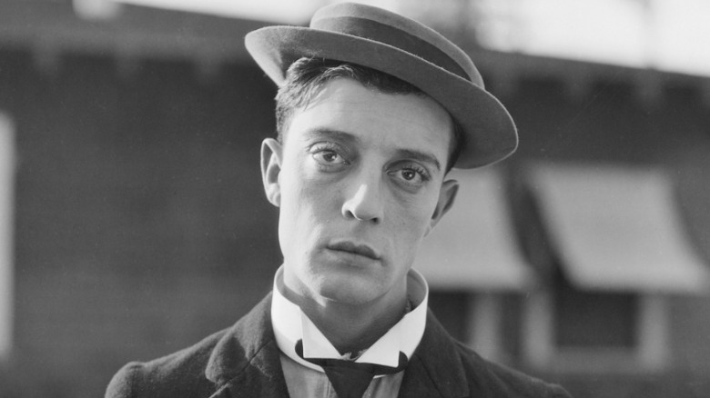 Buster Keaton looks sad