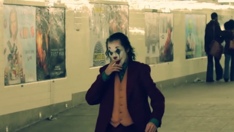 Joaquin Phoenix Joker subway