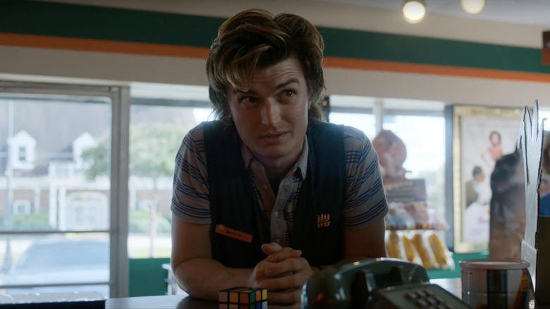 Joe Keery playing Steve Harrington